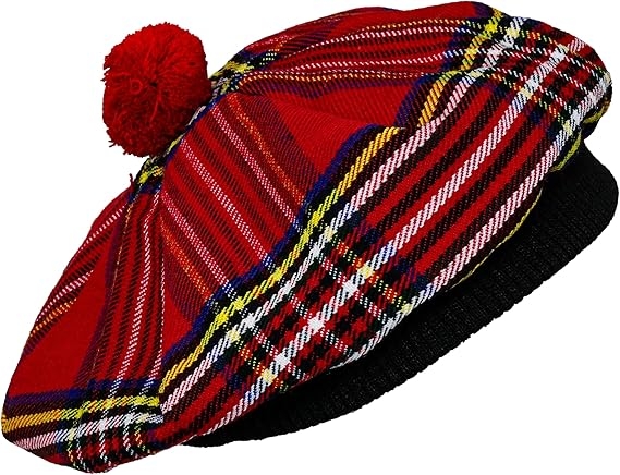 Royal Stewart Tartan Tammy Hat made of quality acrylic wool 