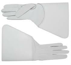 Gauntlet Gloves were made for the Drum Majors soft White