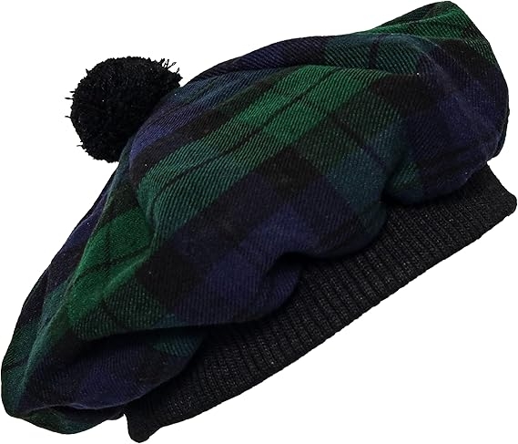 Black Watch Tartan Tammy made of quality acrylic woo