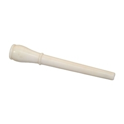 White synthetic replacement mouthpiece for bagpipes