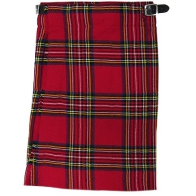 BOY KILT ROYAL STEWART TARTAN Belt loops, Acrylic with the look of wool but without the itchiness