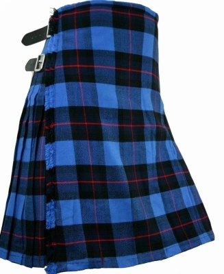 Elliot Tartan Kilt Hand made 8 yards on material 70% wool 30% synthetic wool weight