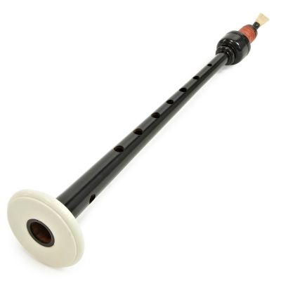 Pipe chanter made of black rosewood ivory plastic sole reed included