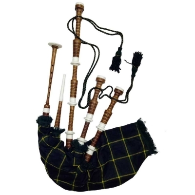 ROSE WOOD GORDON TARTAN cover with cord with IVORY COLOR fitting SYNTHETIC BAG