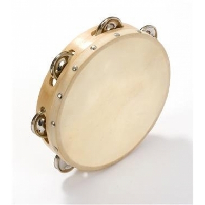 Tambourine 8 inch 6 pairs of Jingles Key Points 
