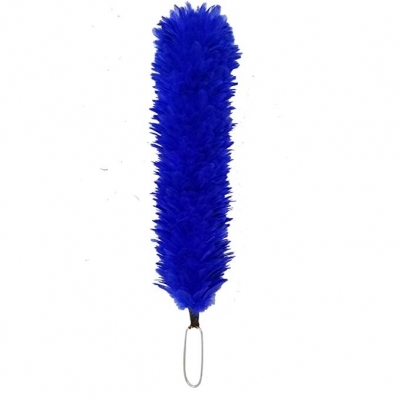 Feather Bonnet Plume Hackle BLUE 12 inches