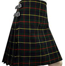 KILT made of McLeod of Harris Tartan Hand made 8 yards on material 70% wool 30% synthetic wool 