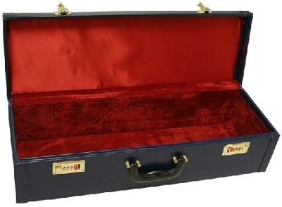 Bagpipe wooden hard case with clasps handle and felt interior, use for storage and transport of pipe