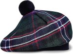 Authentic Scottish National Tartan Tam O’ Shanter Hat