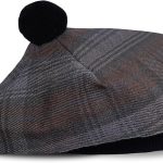 Traditional Black Watch Weathered Tartan Tam O’ Shanter Hat