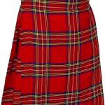 Elegant Wool Blend Kilt in Royal Stewart Tartan