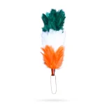 Top-Quality Glengarry Cap Irish Tricolor Feather Plume