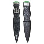 Dummy non-bladed sgian dubh thistle design on the hilt - Image 2