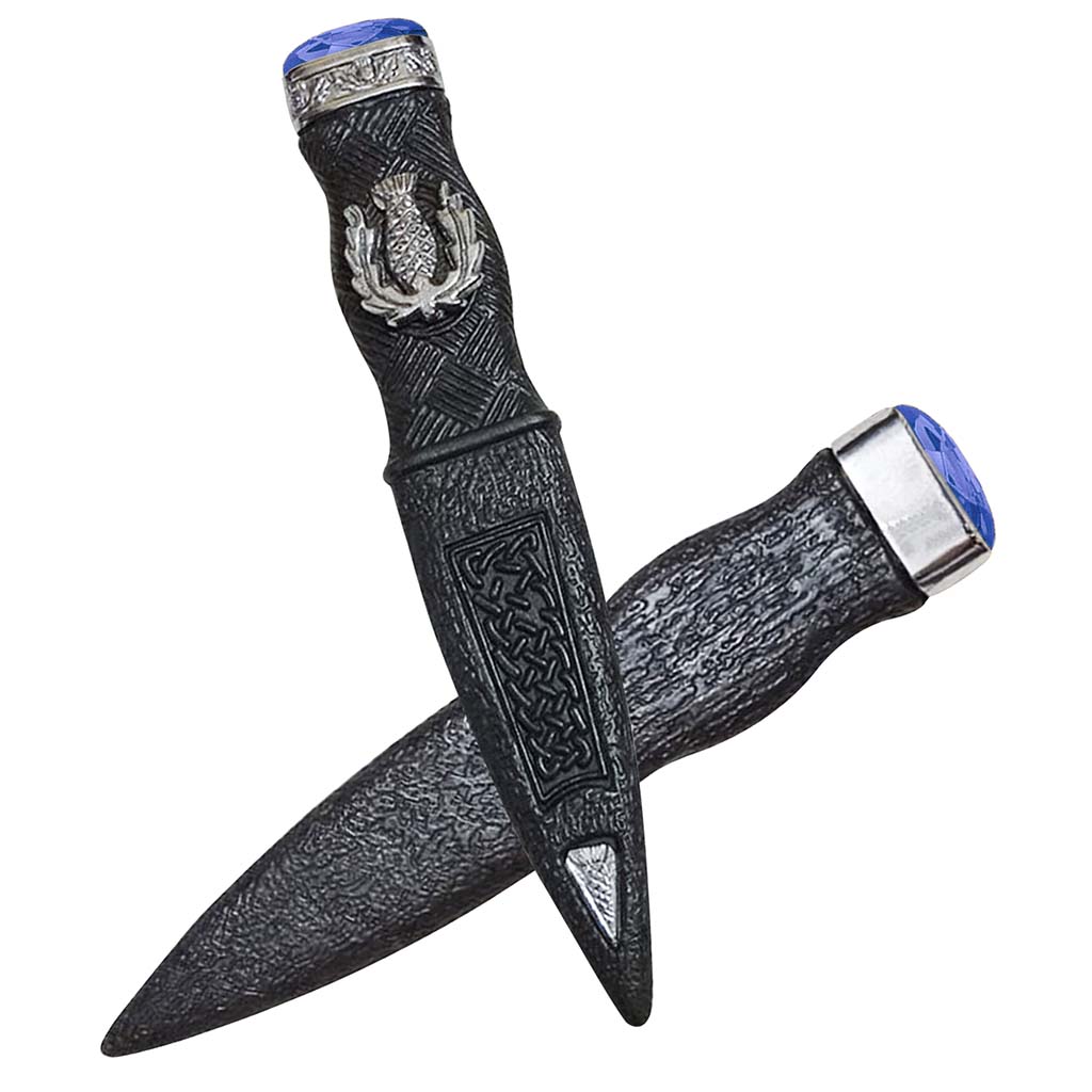 dummy sgain dubhs Dummy non-bladed sgian dubh thistle design on the hilt - Image 1