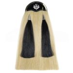 Classic Thistle Emblem Horsehair Sporran with Twin Tassels
