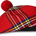 Stylish Royal Stewart Tartan Tam O’ Shanter Hat