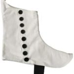 Traditional Pipe Band Spats with Black Buttons