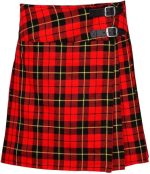 Wallace Tartan Ladies Mini Billie Pleated Kilt Skirt