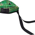 Traditional Irish Clan Tartan Glengarry with Black Ribbon Tails