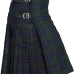 Black Watch Tartan Kilt in Acrylic Wool Blend