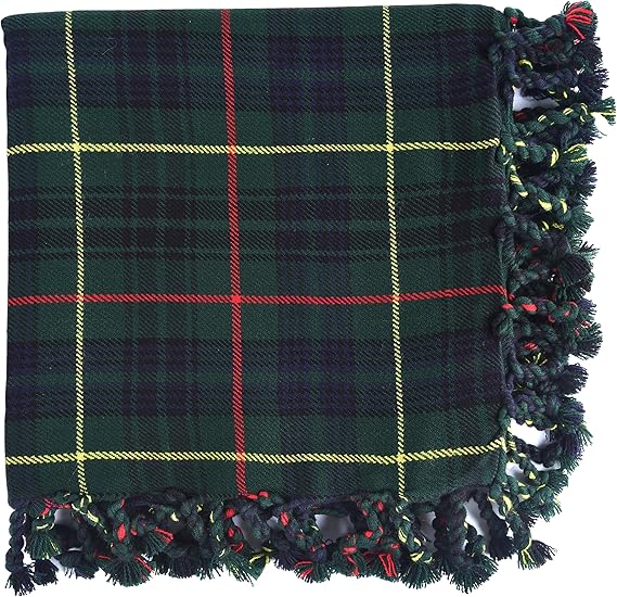 Hunting Stewart Tartan Plaid fringed apron on all sides Hunting Stewart Tartan Plaid fringed apron on all sides - Image 1