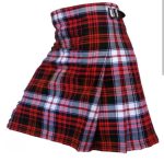 Elegant Dress Macdonald Tartan Kilt in Acrylic Wool Blend