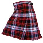 Elegant Dress Macdonald Tartan Kilt in Acrylic Wool Blend