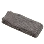 Kilt Hose Socks for Men: Charcoal Popcorn Bubble Knit Edition
