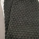 Kilt Hose Socks for Men: Black Popcorn Bubble Knit Edition