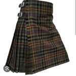 Acrylic Wool Blend Kilt in Buchanan Hunting Tartan Design
