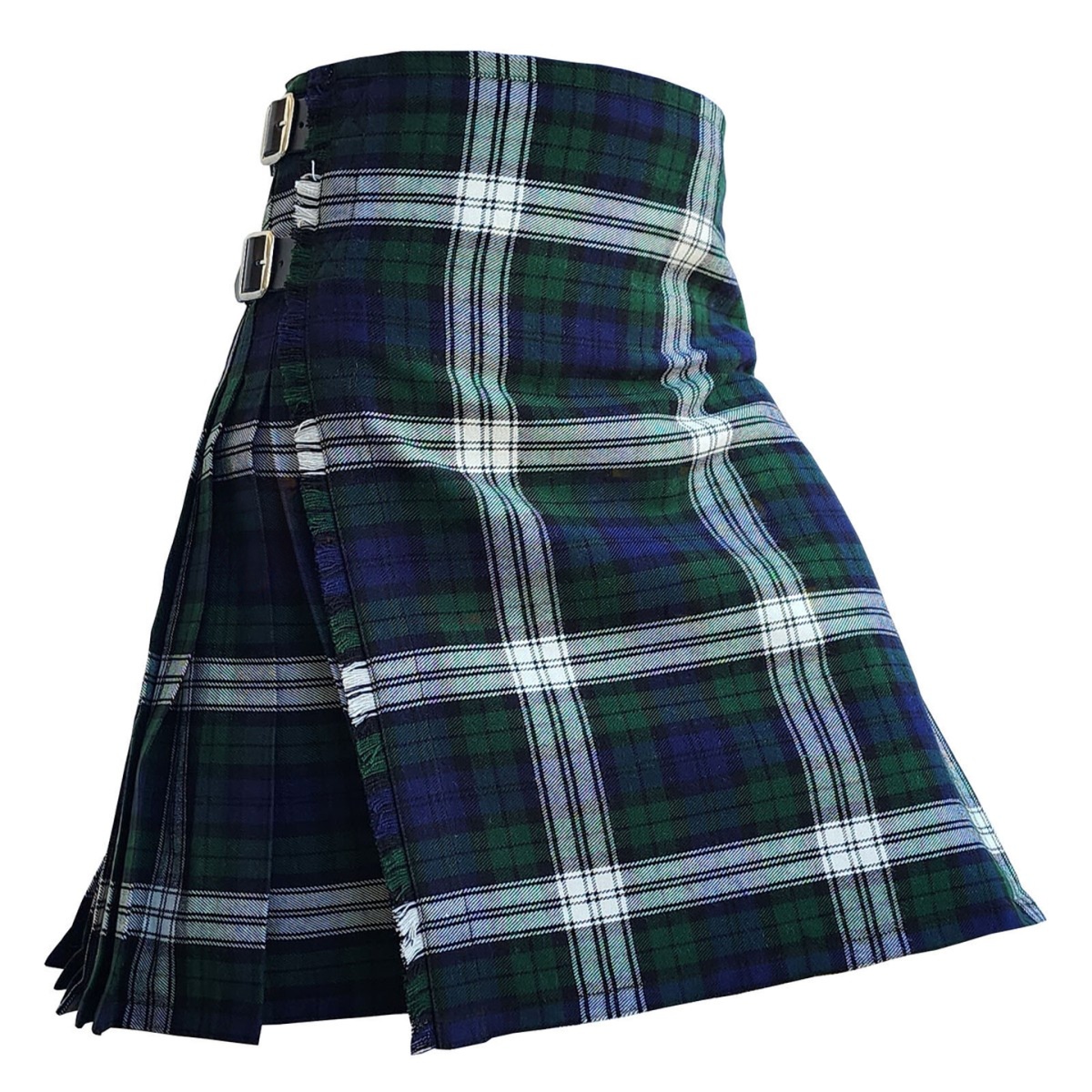 Dress Black Watch Tartan Kilt – Acrylic Wool Blend, 10–12 oz Dress Black Watch Tartan Kilt – Acrylic Wool Blend, 10–12 oz - Image 1