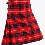 Woven Dreams: The Red Hamilton Tartan Acrylic Wool Blend