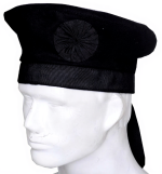 Traditional Irish Caubeen Black Wool Military-Style Bonnet