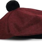 Traditional Burgundy Tammy Hat (Tam O' Shanter)