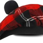 Red Ramsay Tartan Tammy Hat (Tam O' Shanter)